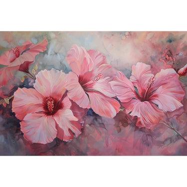fleurs en tableau